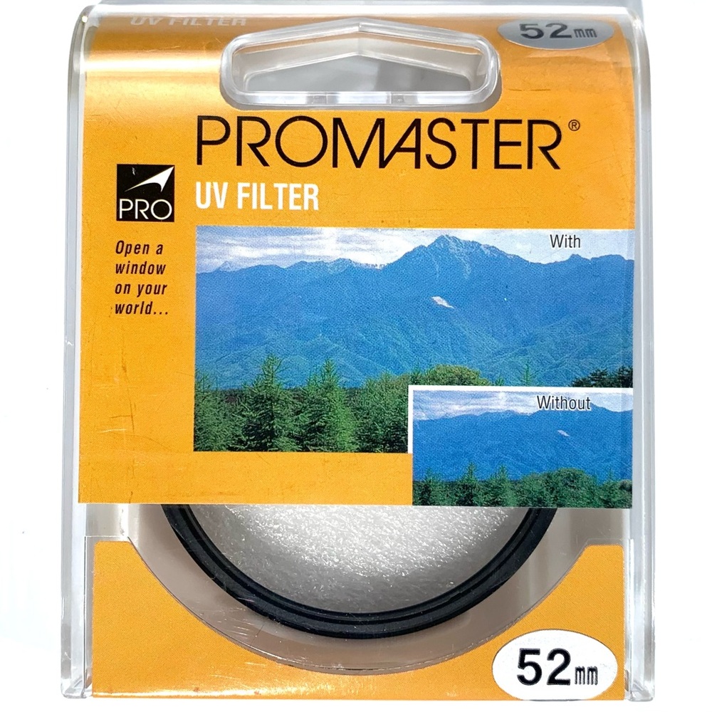 ProMaster Camera Lens UV Filter 52mm Model 4108 UPC 029144041083